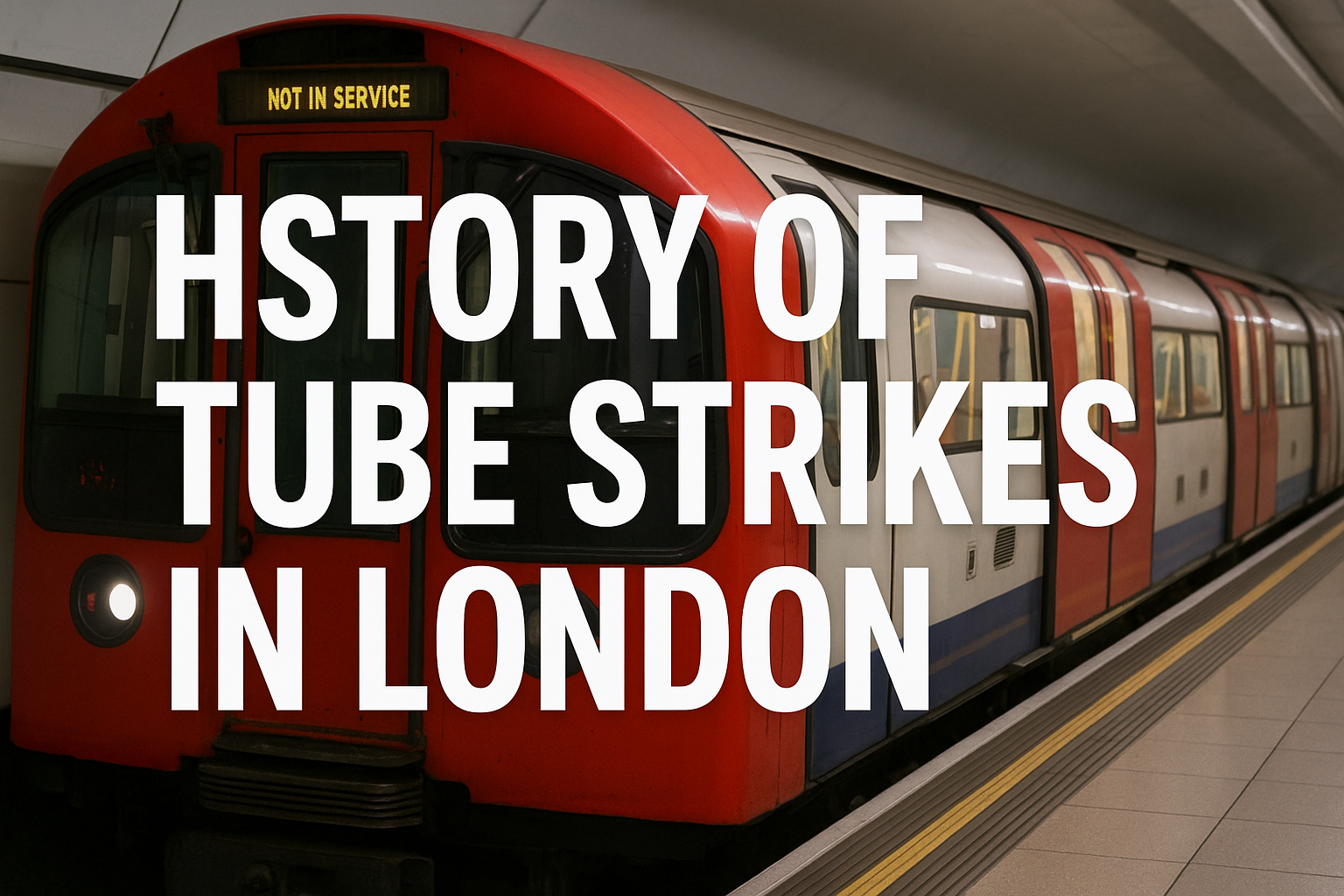 History of Tube Strikes in London Underground
