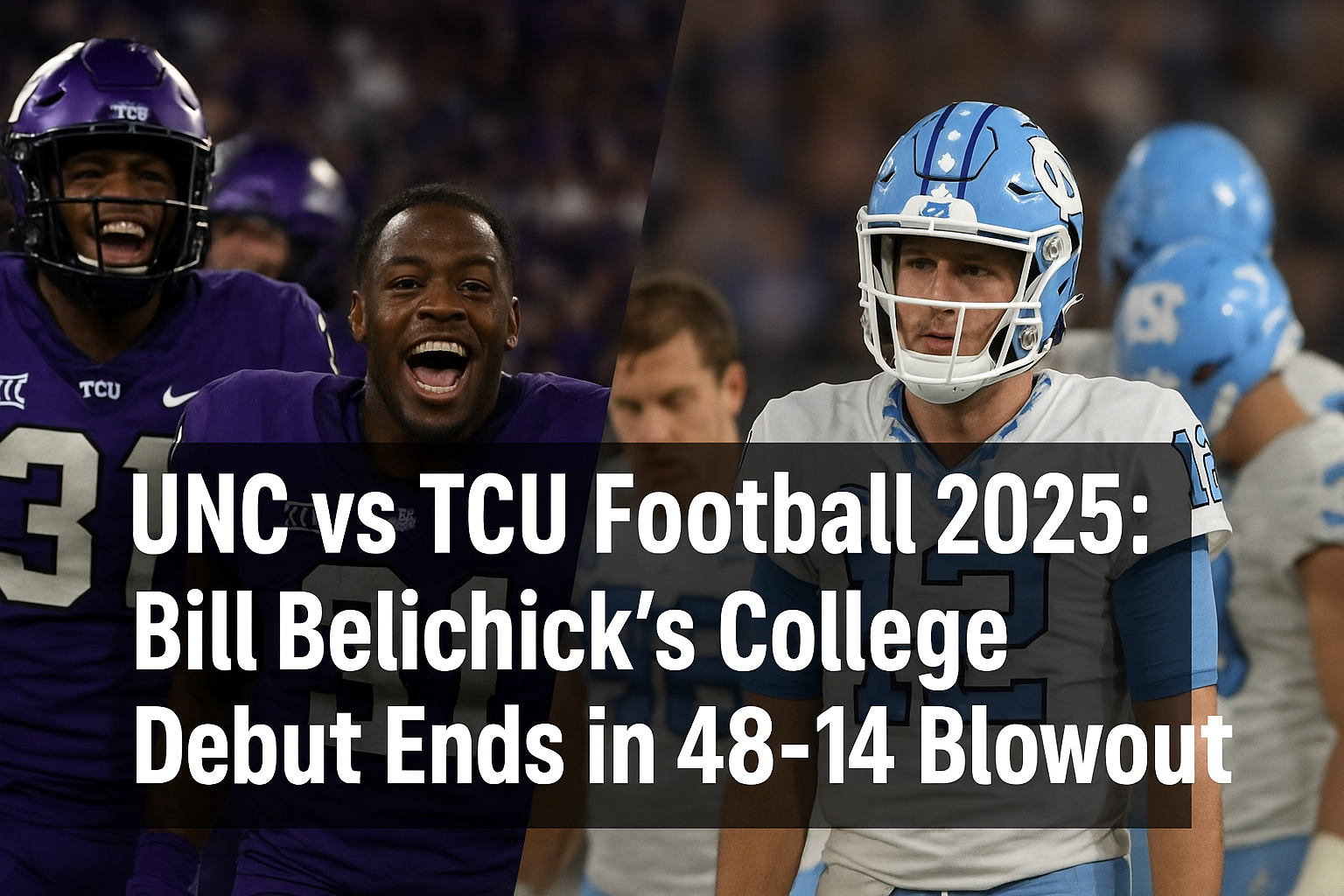 UNC vs TCU Football 2025